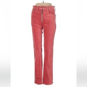 rag & bone Red Velvet Pants 24